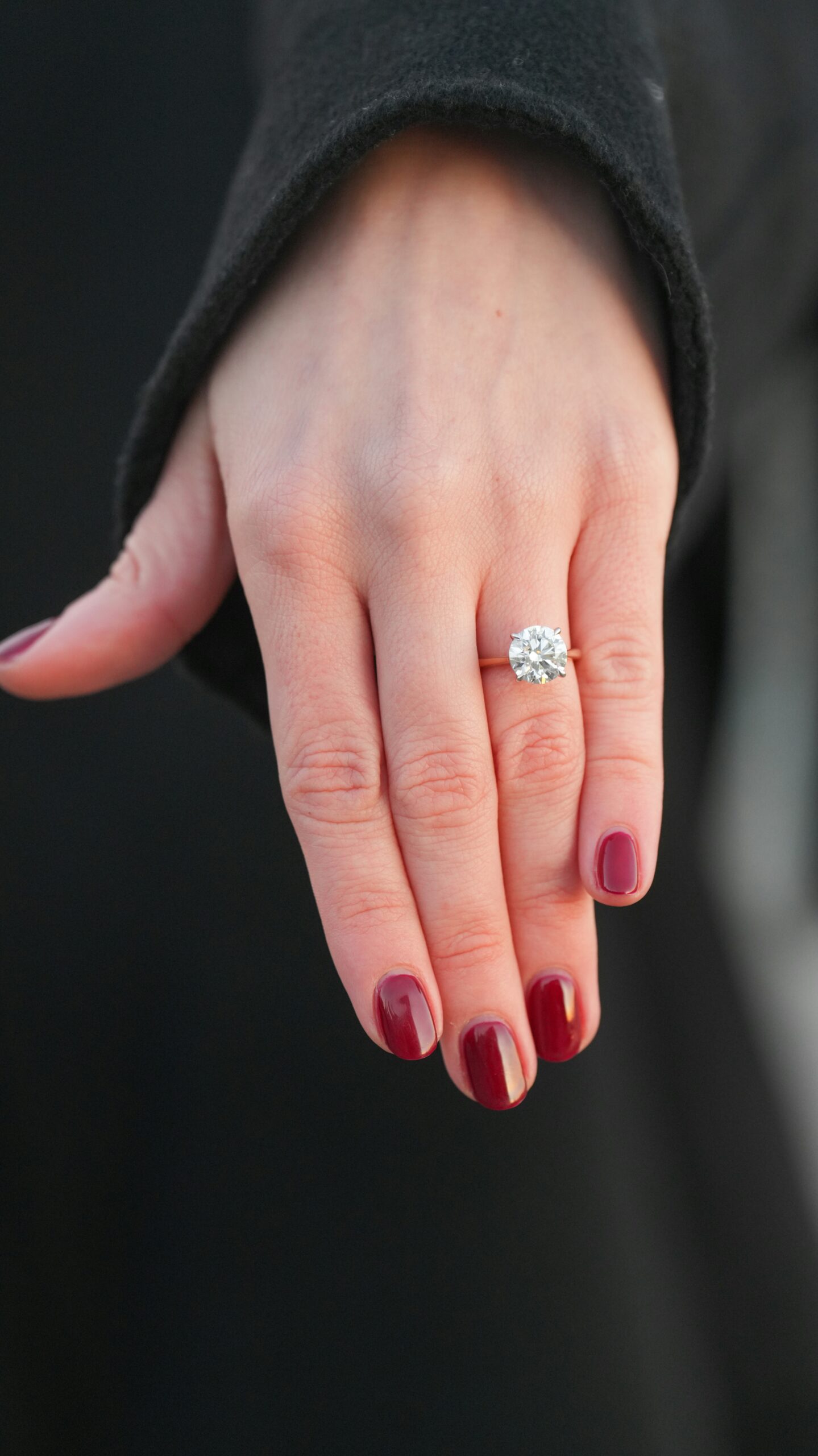 Marquise diamond yellow gold engagement ring by Jay Gems